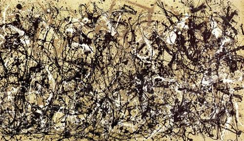 Jackson Pollack: Autumn Rhythm, No. 30     Abstract expressionism painting 